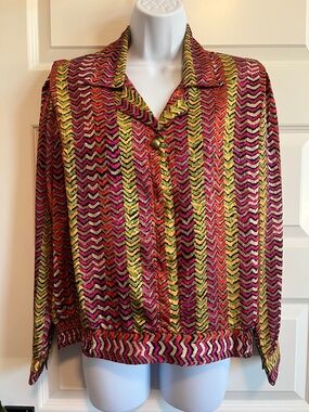2/$25 ALLISON DALEY Blouse Size Medium Petite